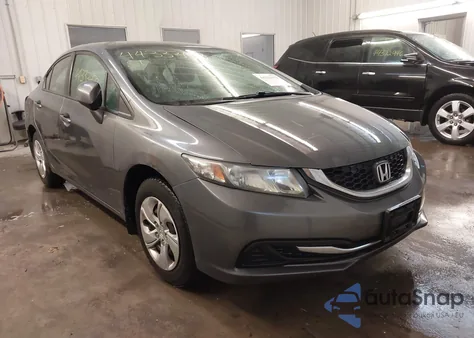 2013 Honda Civic Lx из США, поврежденный, VIN 19XFB2F50DE020104